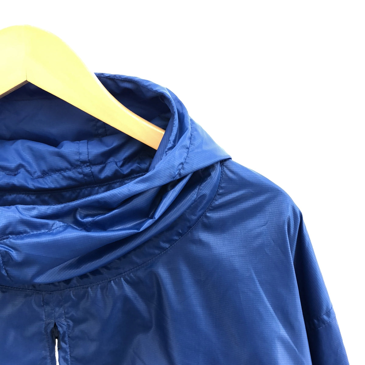 【신품】 PHINGERIN / 핑가린 | 2024SS | FULL PACK HOODIE 나일론 립 스톱 푸드드 트럭 재킷 | L | 블루 | 남성