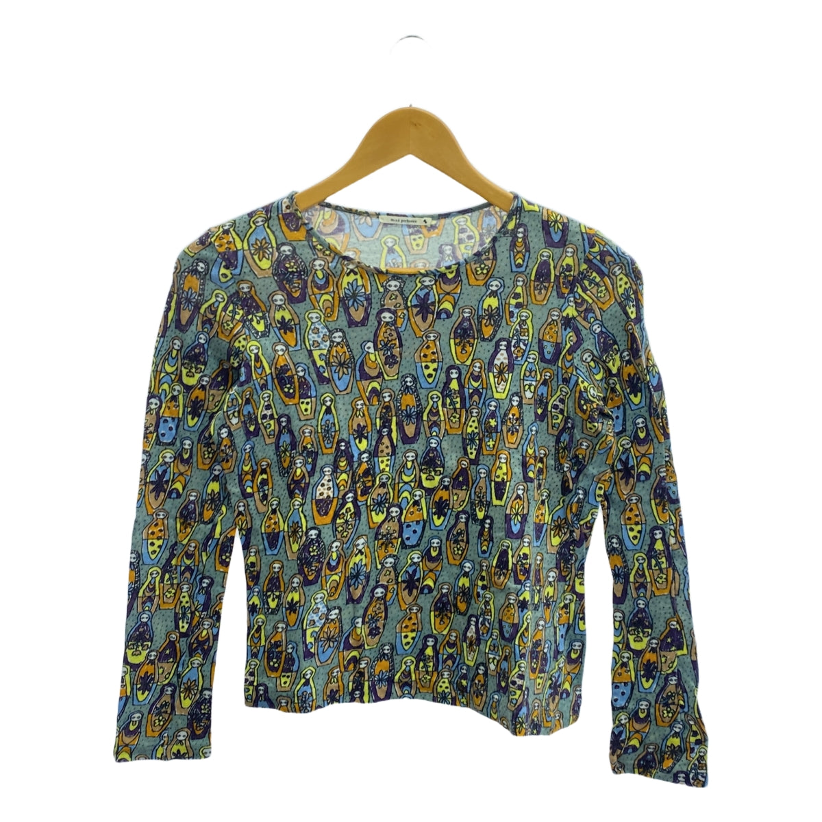 mina perhonen / mina perhonen | 2012AW | matryoshka matryoshka pattern cotton cut and sew | 38 | women's