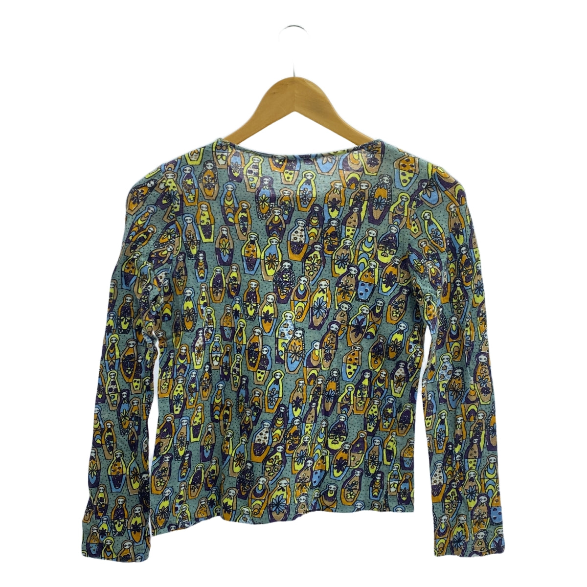 mina perhonen / mina perhonen | 2012AW | matryoshka matryoshka pattern cotton cut and sew | 38 | women's