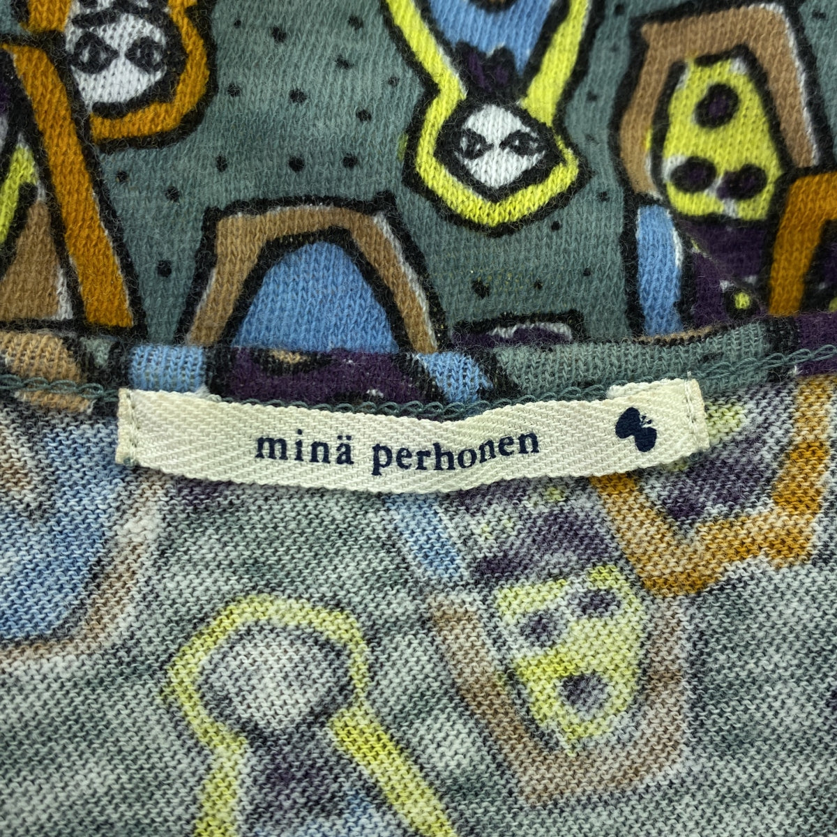 mina perhonen / mina perhonen | 2012AW | matryoshka matryoshka pattern cotton cut and sew | 38 | women's