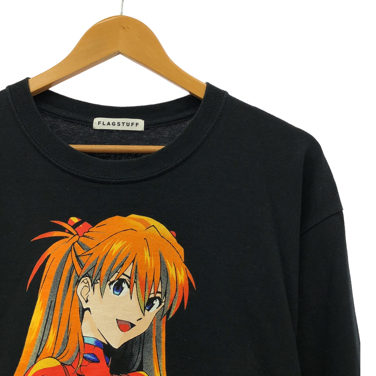 FLAGSTUFF / Flagstaff | 2021SS | ASUKA L/S T-Shirts Shikinami Asuka Langley T-shirt | L | Black | Men's