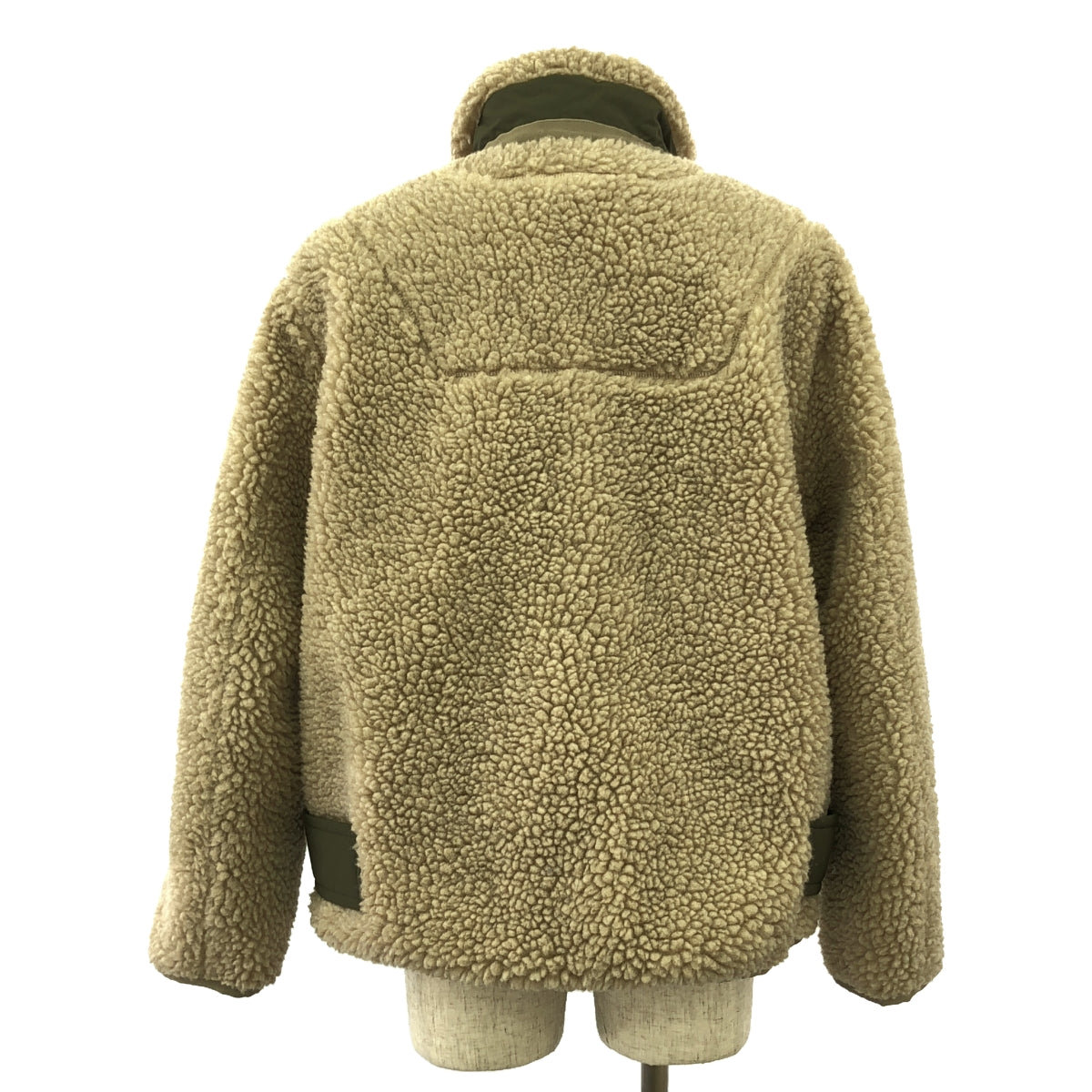 sacai / サカイ | 2023AW | Faux Shearling Pullover Jacket / ボア プルオーバー ジャケット | 1 | アイボリー | メンズ