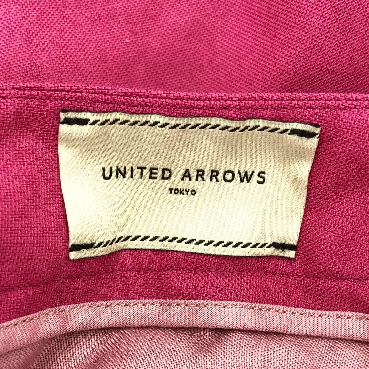 UNITED ARROWS / ユナイテッドアローズ | P/C ドビー スリムパンツ | 32 | ピンク | レディース