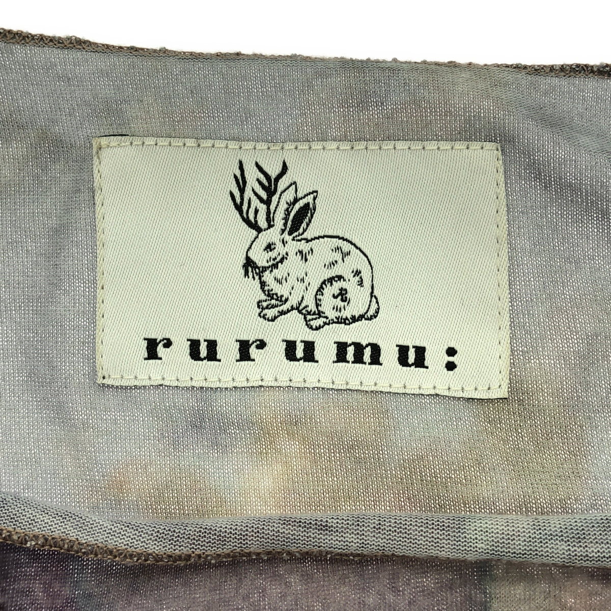 rurumu: / 縷縷夢兎るるむう | 2021SS | × Eimi Suzuki / スズキエイミ アシンメトリー フリル装飾 パッチ カットソー | F | レディース