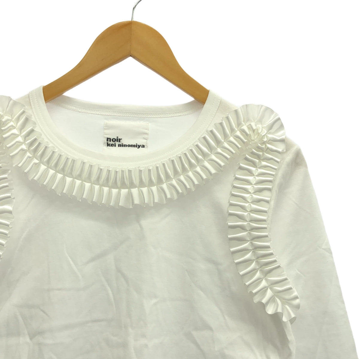 noir kei ninomiya / noir kei ninomiya | 2016SS | Ruffle-decorated long-sleeve cut-and-sew | S | Women's