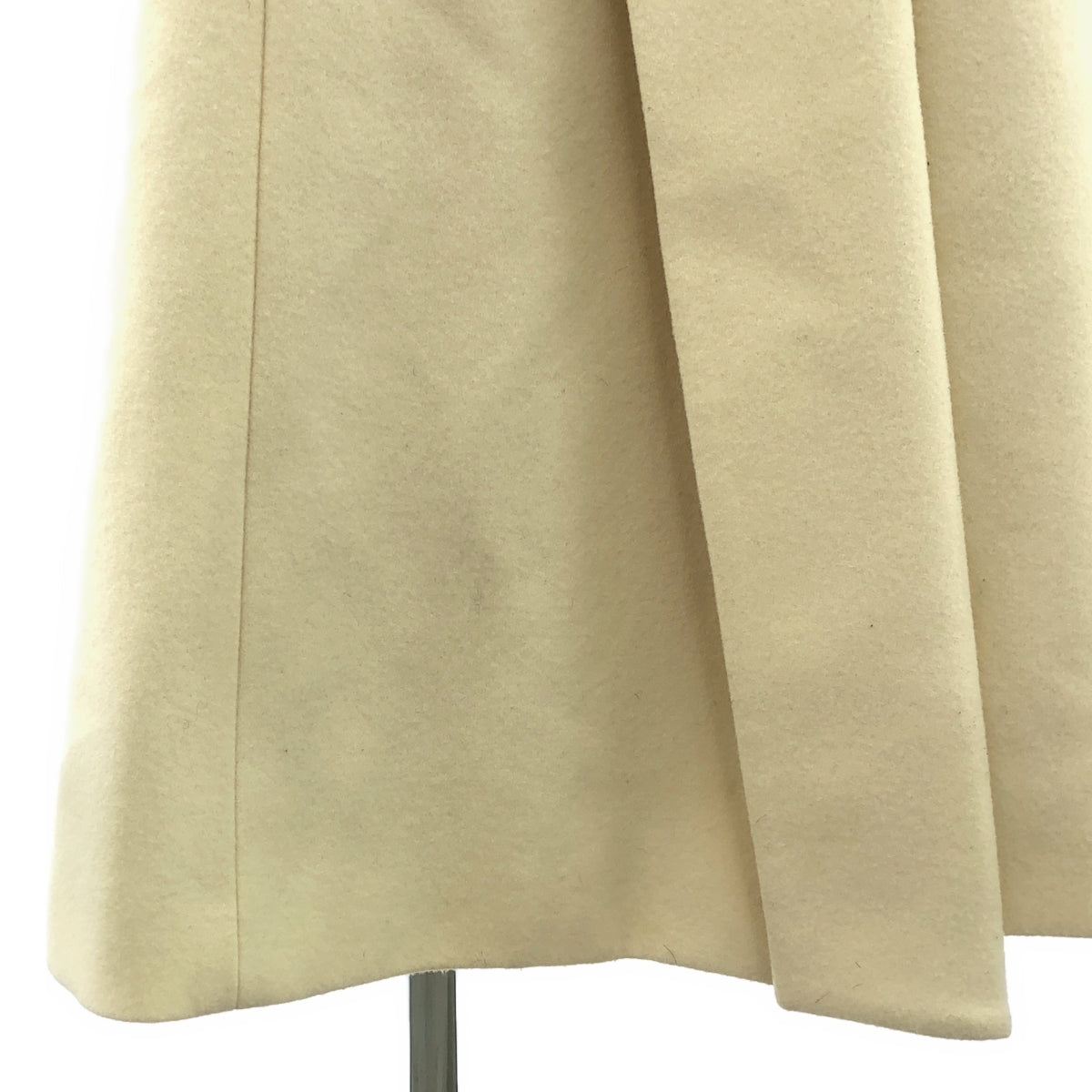 JENNE | 2022AW | Japanese-made wool belted coat | M | White | Women's