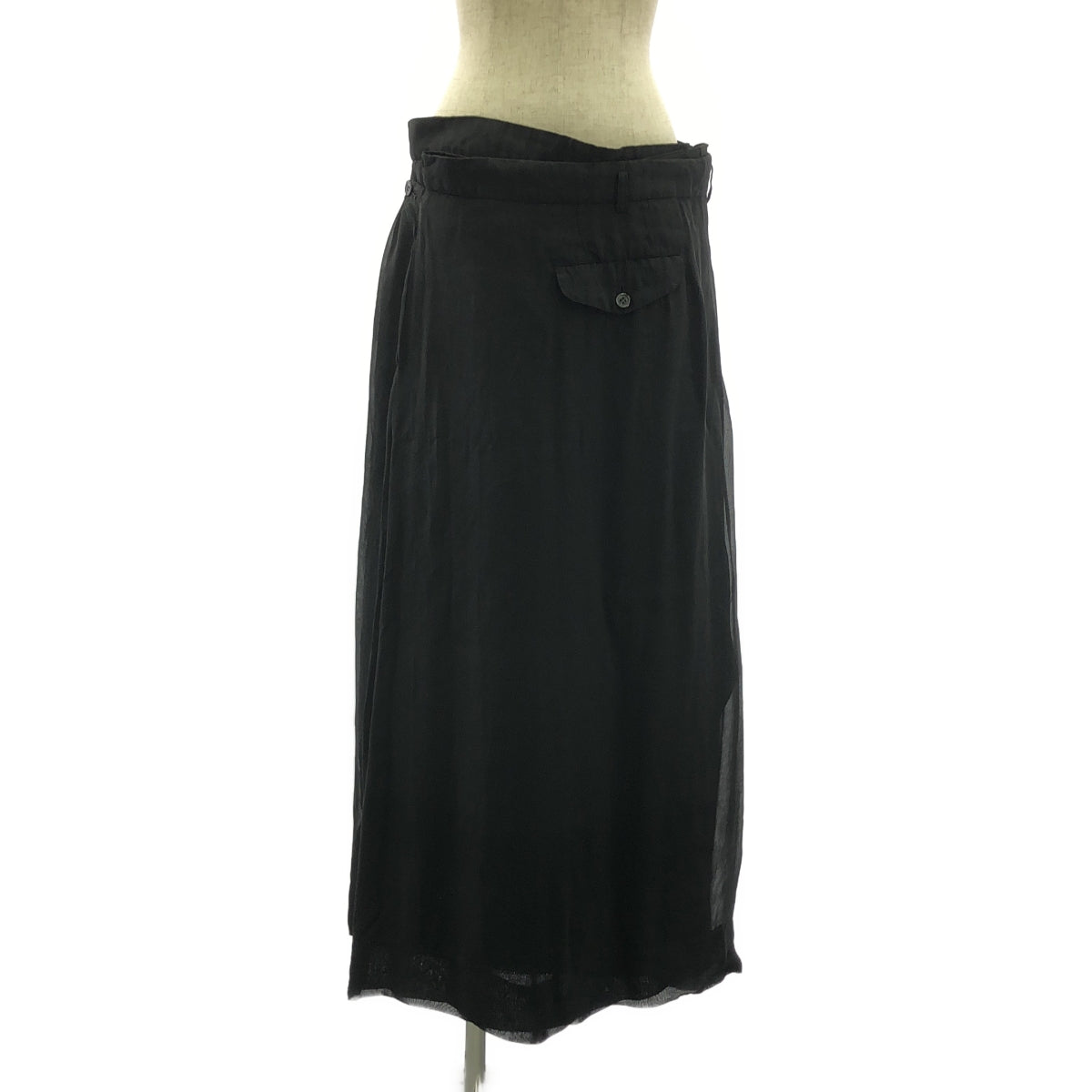 COMME des GARCONS | 2018AW | Cupra Wrap Long Skirt | M | Women's