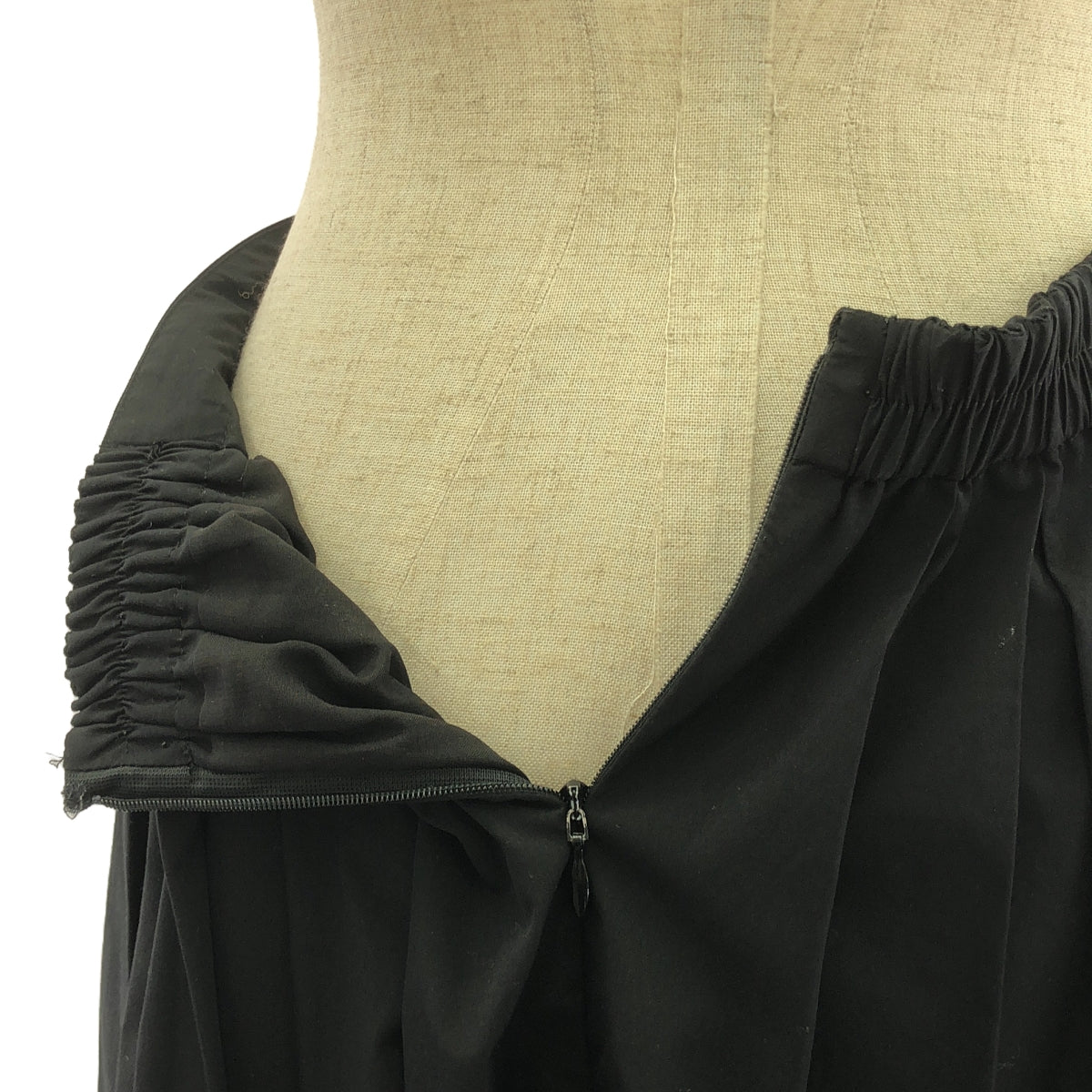 【美品】  allureville / アルアバイル | タイプライター ギャザーラップスカート | 2 | ブラック | レディース