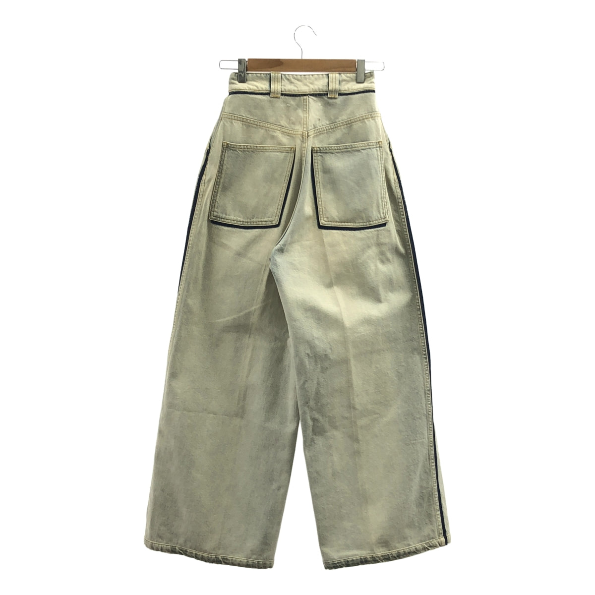 Maison Margiela / 메종 마르제라 | 2024SS | Memory Of / 메모리 오브 와이드 데님 팬츠 | 36 | 오프 화이트계 |