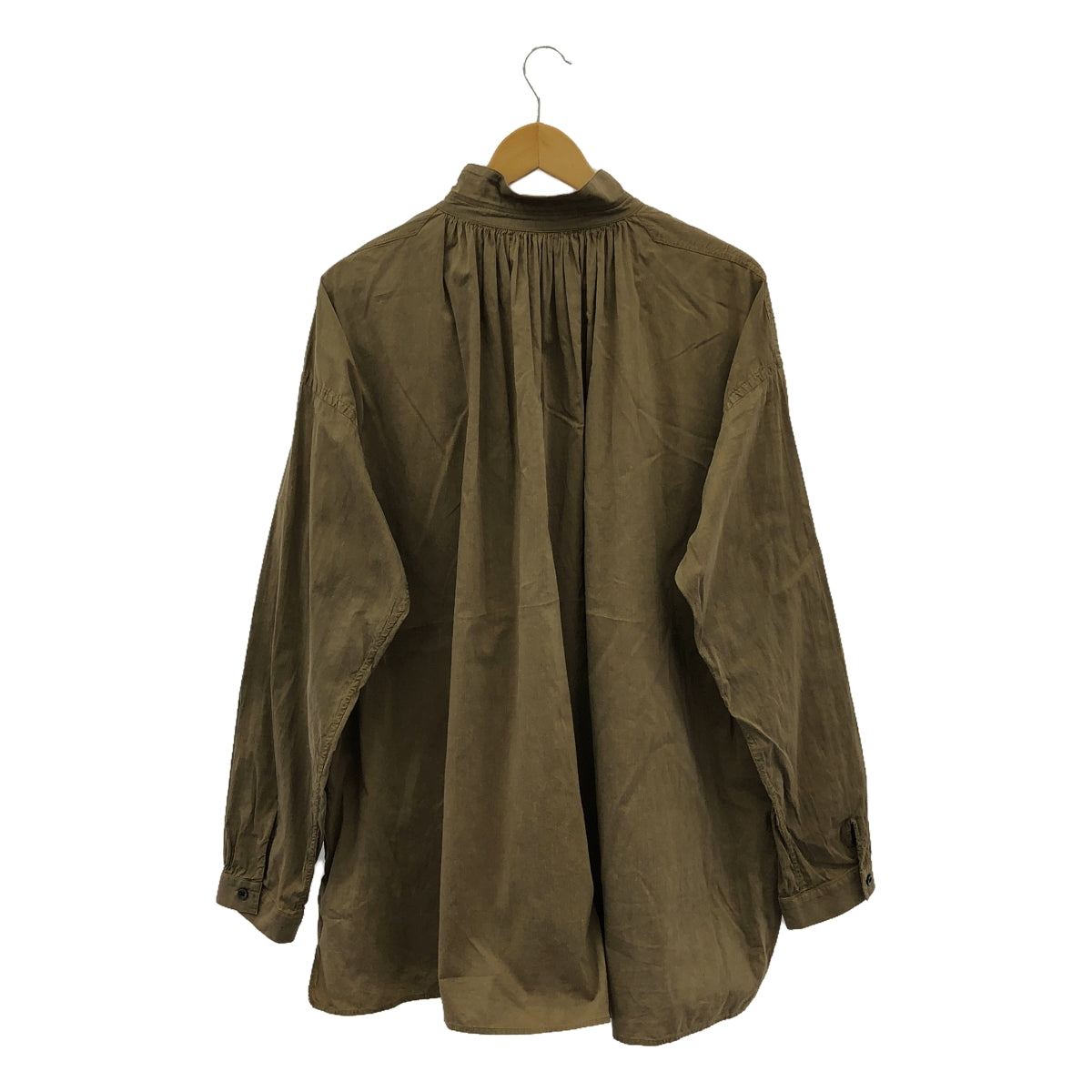 kaval / Kaval | wide gather blouse silk blend shirt | F | Men's