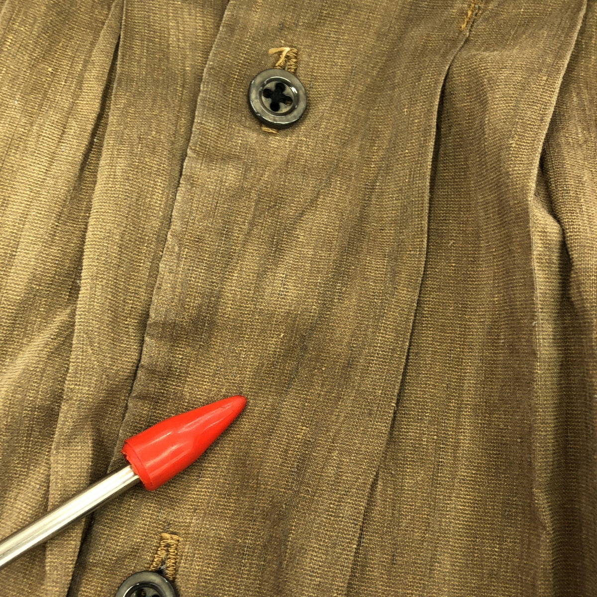 kaval / Kaval | wide gather blouse silk blend shirt | F | Men's