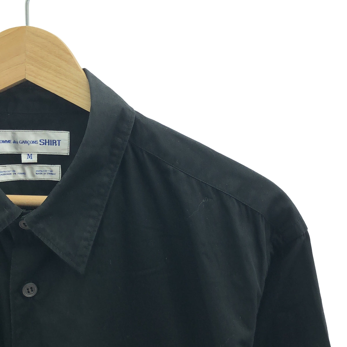 COMME des GARCONS 襯衫 | |純棉正領襯衫成品|中號 |男士