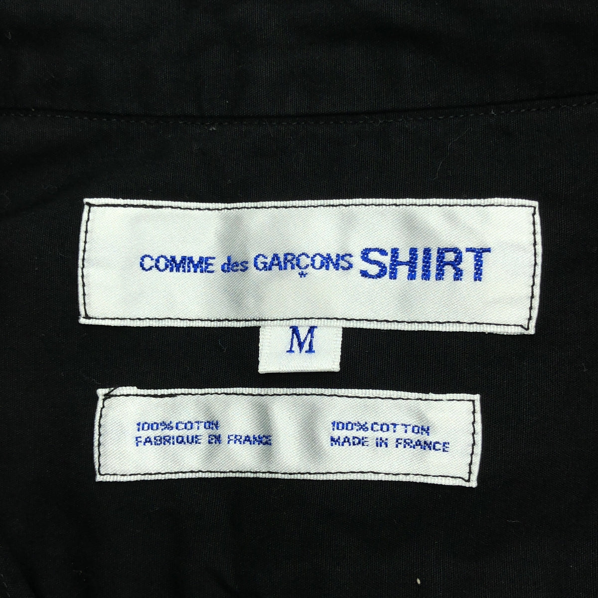 COMME des GARCONS 襯衫 | |純棉正領襯衫成品|中號 |男士