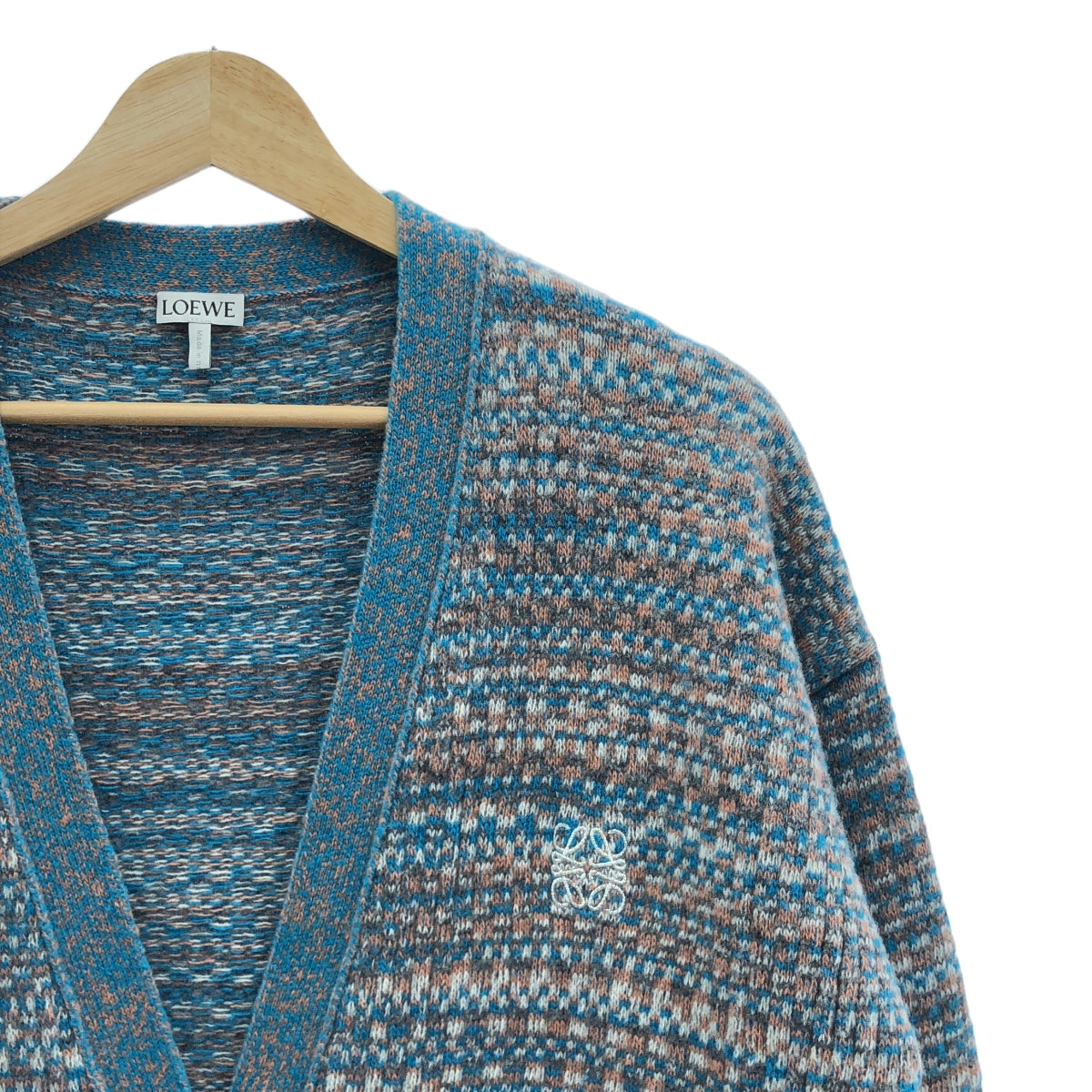 LOEWE | Crochet Knit Cardigan Anagram Logo Cardigan | XS | Women's