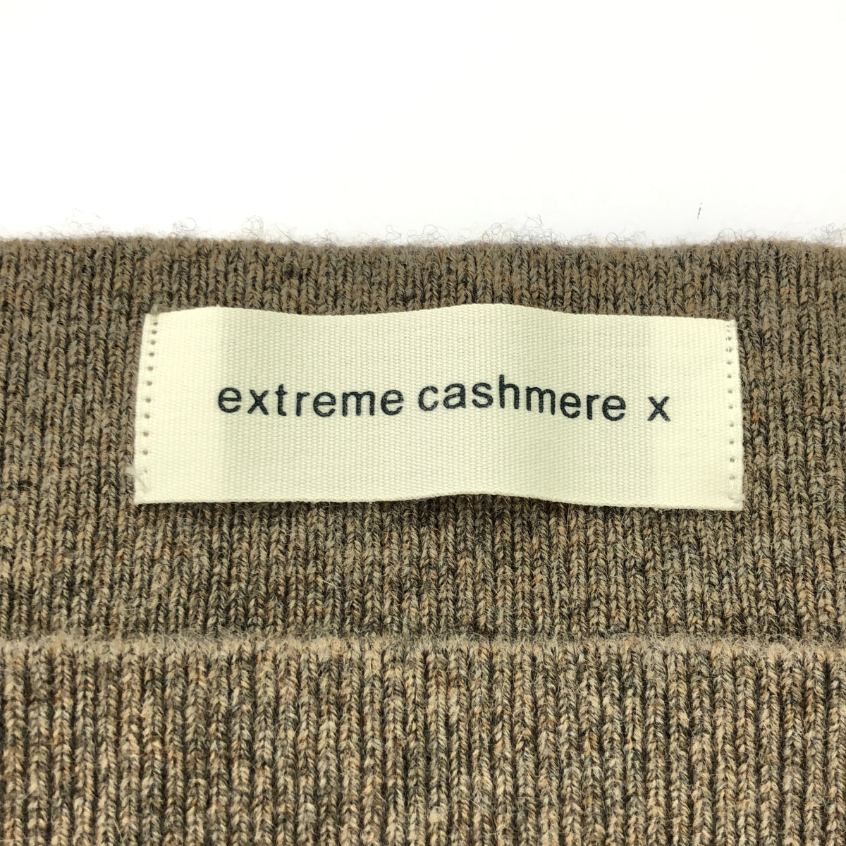 extreme cashmere / エクストリームカシミヤ | カシミヤ リボン キャミソール ニット トップス | ブラウン | レディース