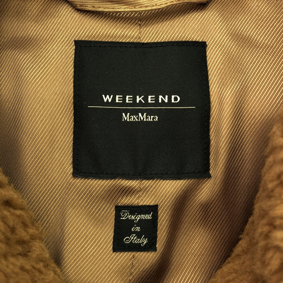 WEEKEND MAX MARA / 주말 맥스 마라 | 테디 베어 보어 쇼트 코트 | 40 | 여성