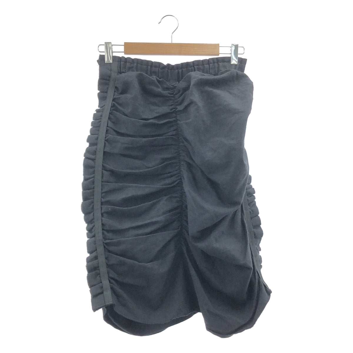 tricot COMME des GARCONS / 트리코콤 데 갤슨 | 2013AW | 인사이드 아웃 웨스트 고무 개더 스커트 |