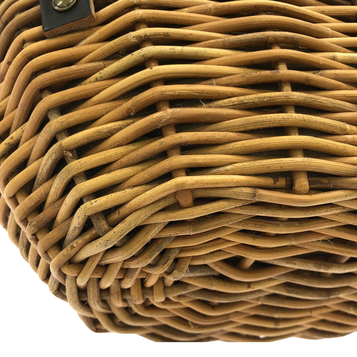 ebagos / Ebagos | Fur cover / Beni Wisteria basket bag |