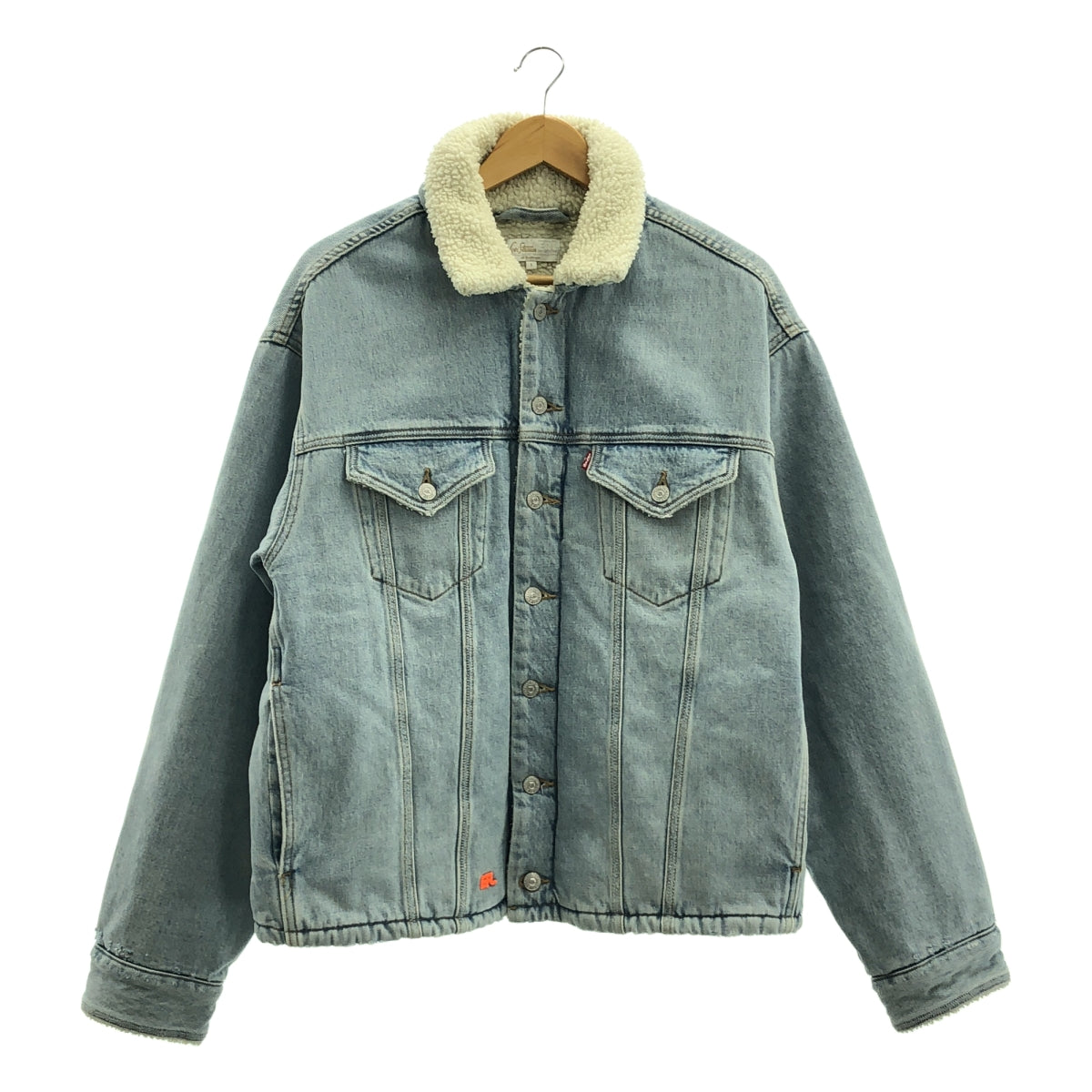 ERL / Ear El | × Lev 's Levis Sherpa Trucker DENIM Sherpa Tracker 보어 데님 재킷 | L | 남성