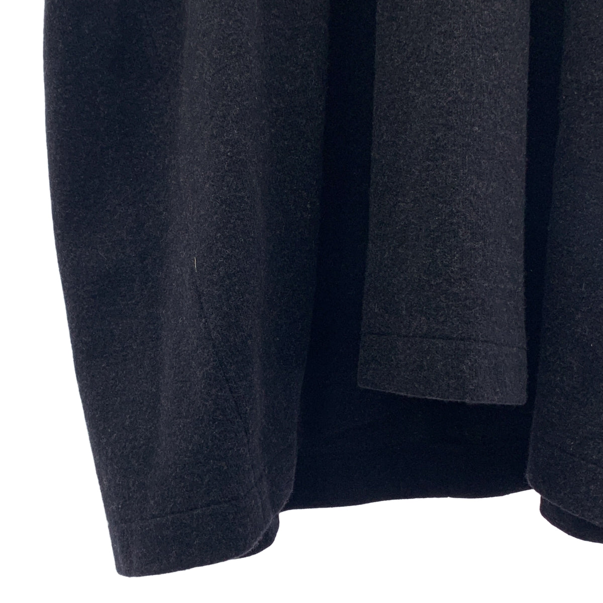 COMME des GARCONS COMME des GARCONS / 콤콤 | 2012AW | 라운드 칼라 니트 슬리브 울 멜튼 원피스 | XS | 여성