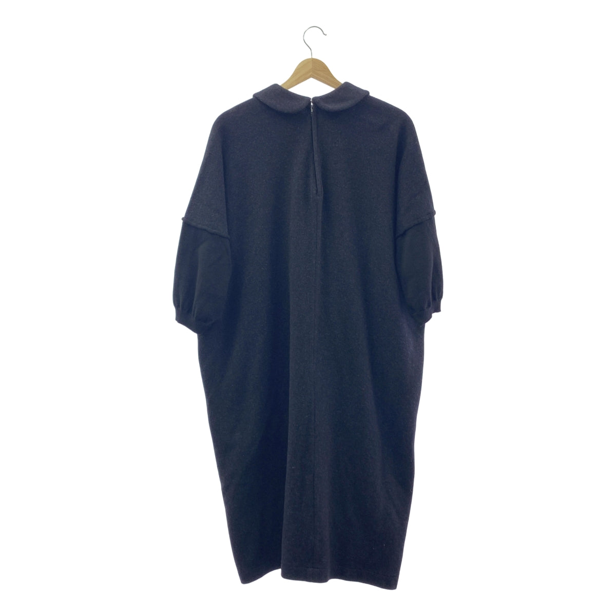COMME des GARCONS COMME des GARCONS / 콤콤 | 2012AW | 라운드 칼라 니트 슬리브 울 멜튼 원피스 | XS | 여성