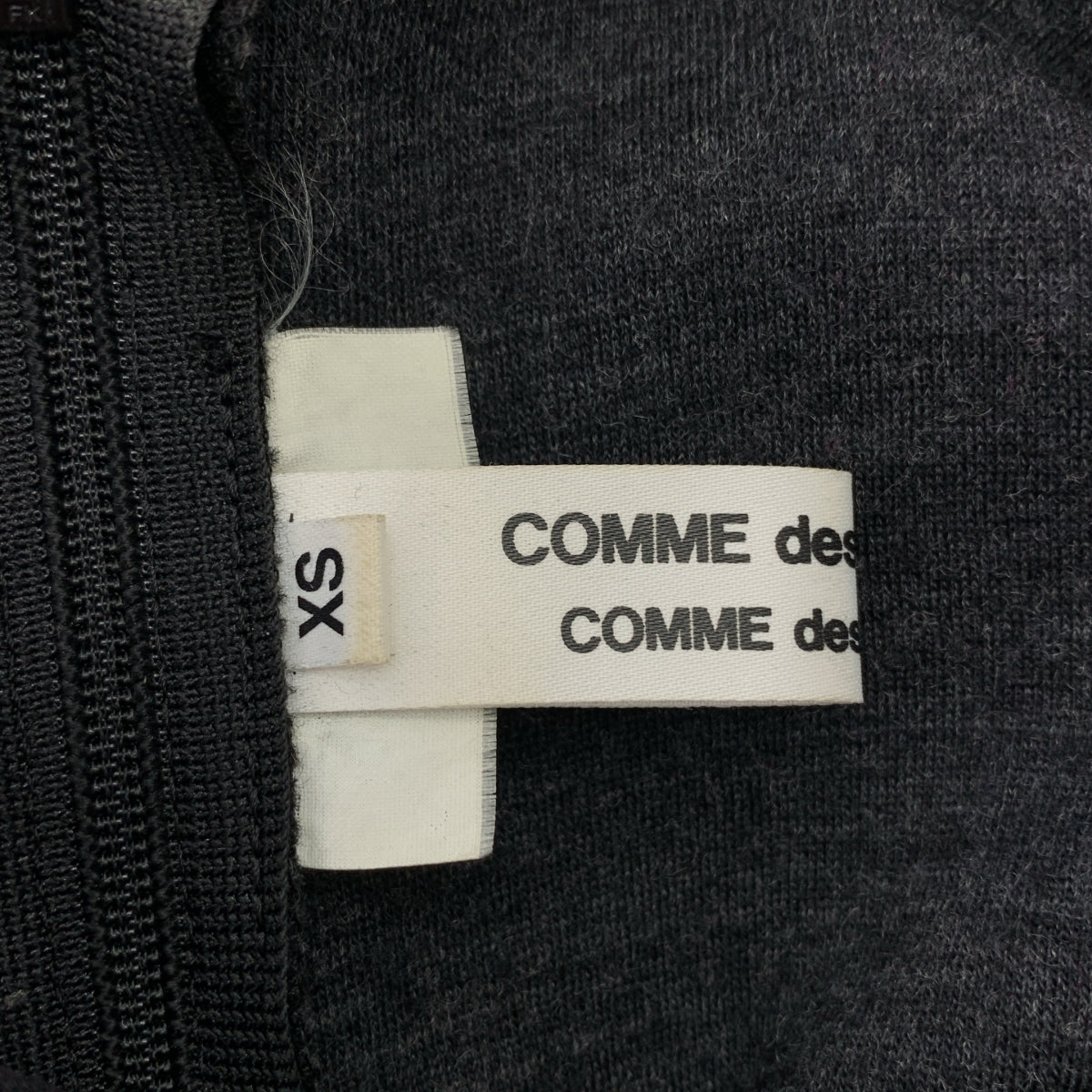 COMME des GARCONS COMME des GARCONS / 콤콤 | 2012AW | 라운드 칼라 니트 슬리브 울 멜튼 원피스 | XS | 여성
