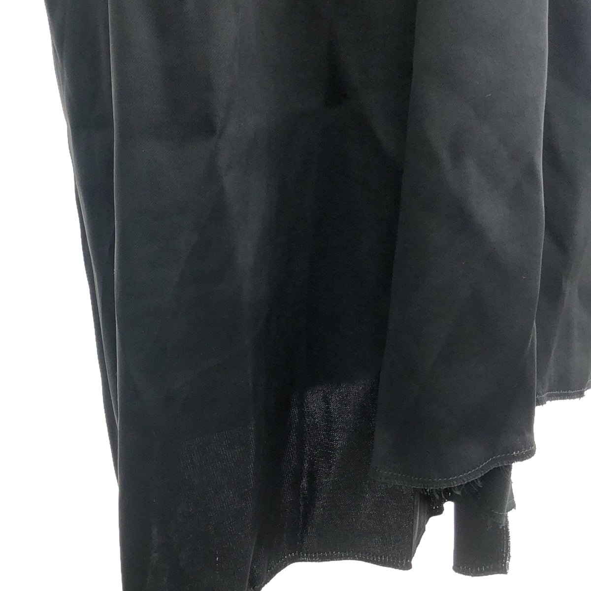 MM6 Maison Margiela | 2023SS | Satin Halter Neck Asymmetrical Deformed Dress | 38 | Black | Women's
