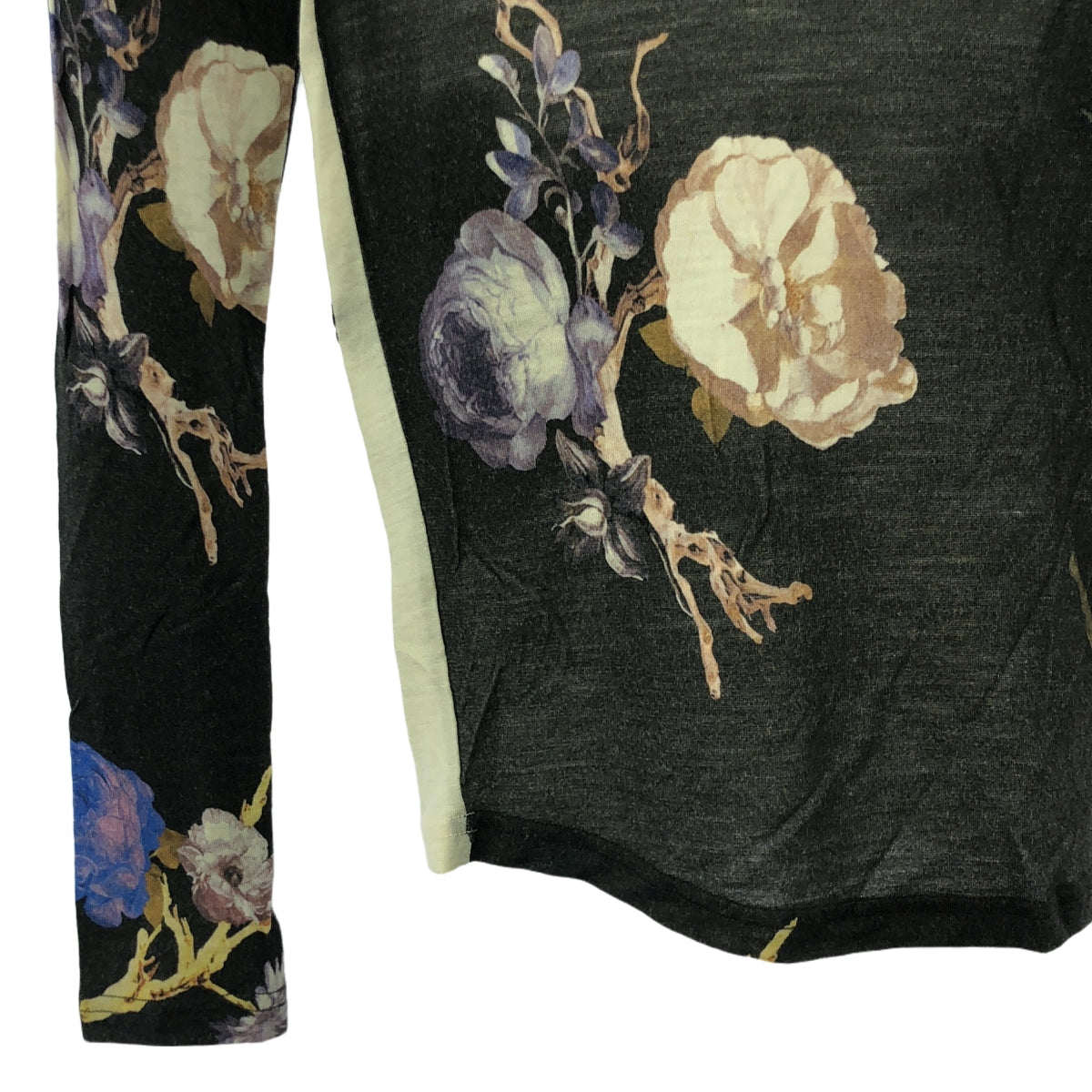 Acne Studios | Wool high neck flower top | XS | Women's