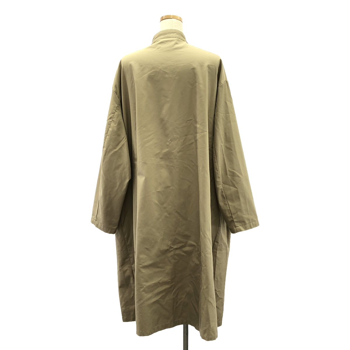【미품】 PORTER CLASSIC / 포터 클래식 | LIMITED ITEM / SILK GABARDINE COAT / 실크 개버딘 코트 / 무늬 총 안감 | 2 | 베이지 | 남성