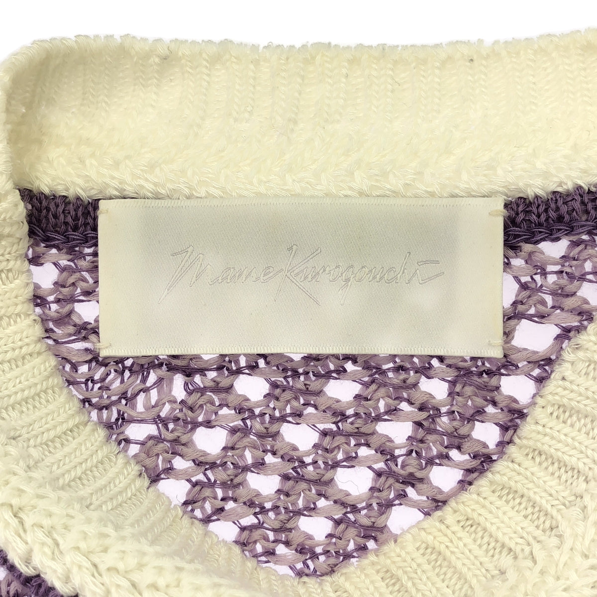 Mame Kurogouchi | 2019SS | Sleeveless Scala Knit Tops | 1 | Women's