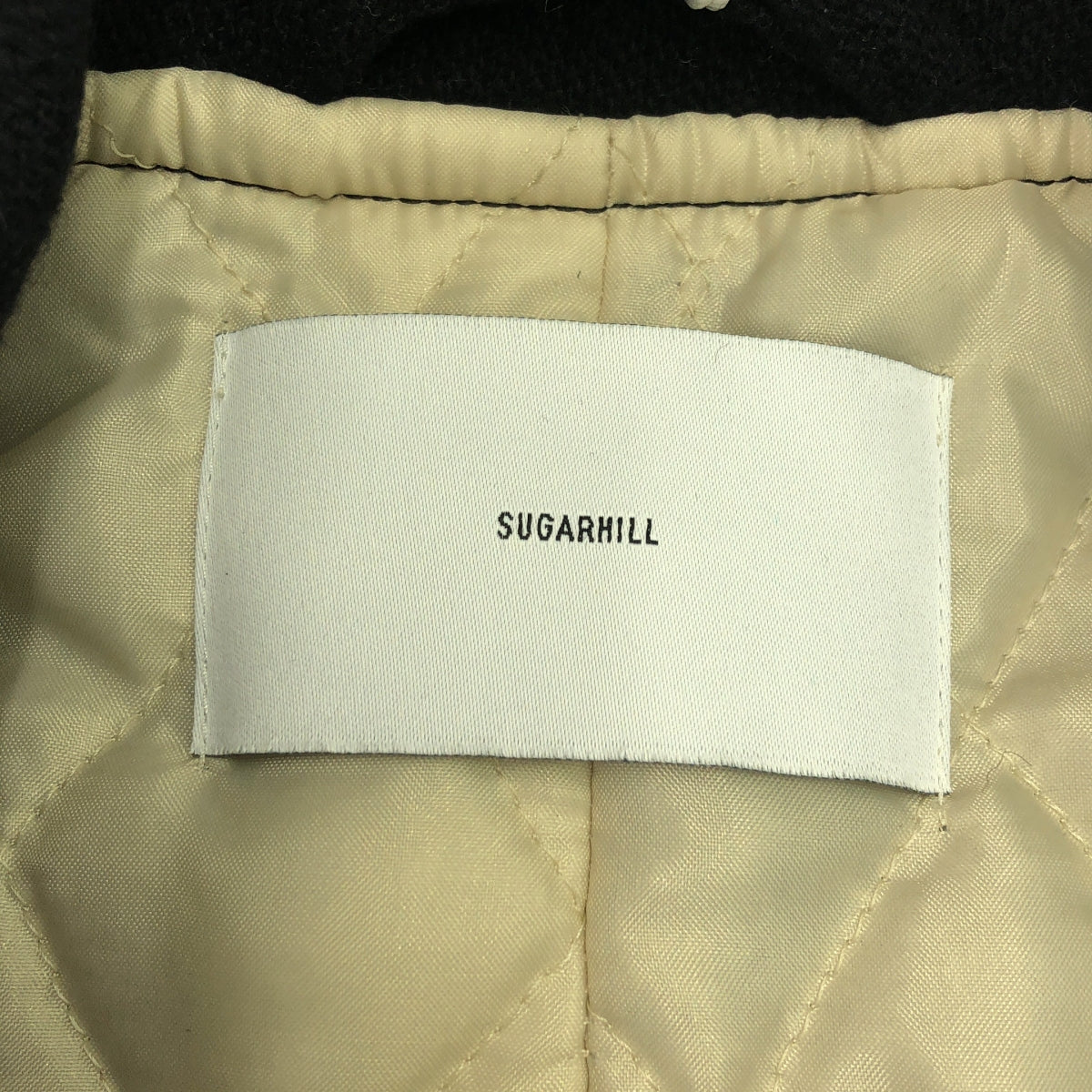 【新品】 SUGARHILL / シュガーヒル | 2023AW | OLD MELTON FLIGHT JACKET メルトン フライトジャケット | 2 | ブラック | メンズ