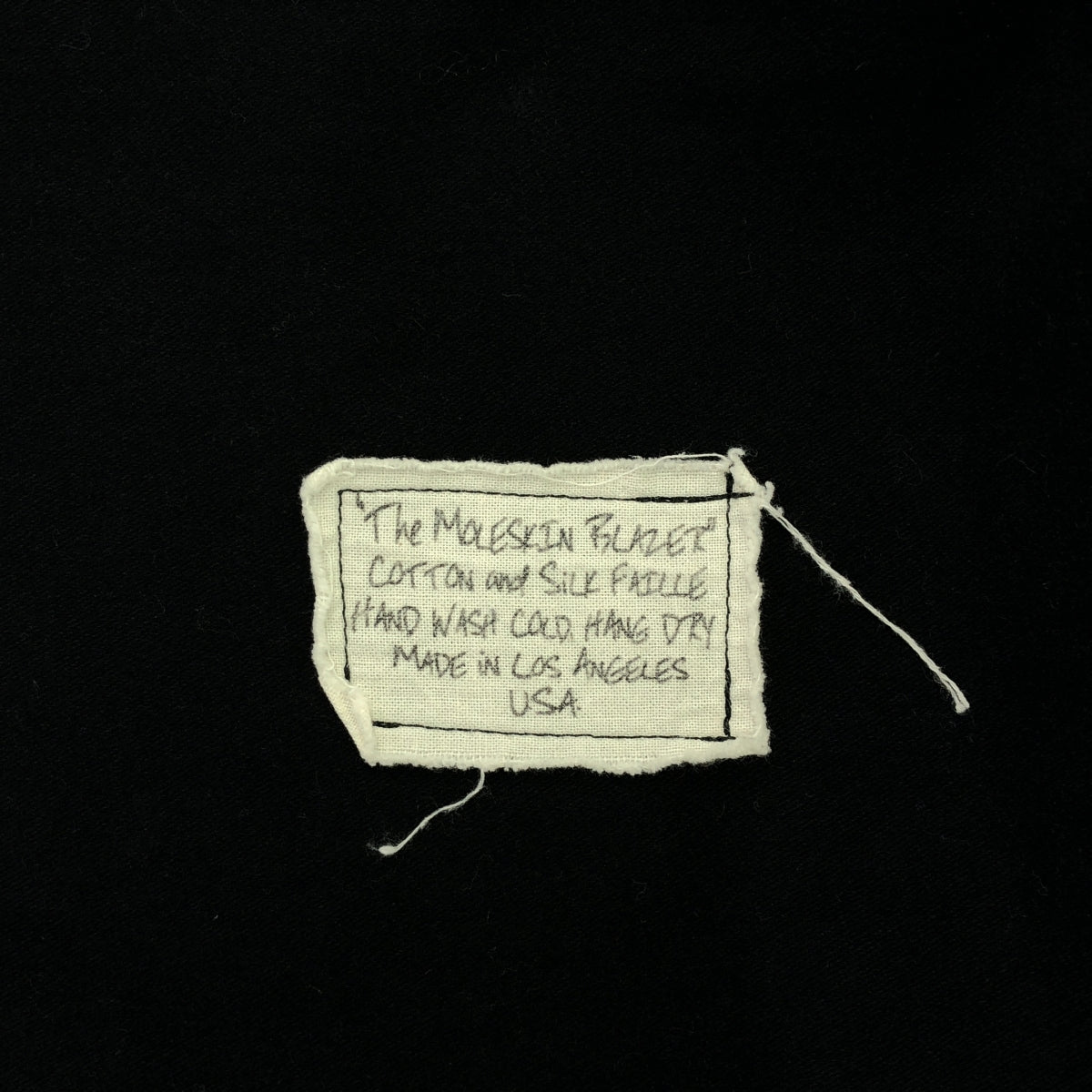 GREG LAUREN / グレッグローレン | The MOLESKIN BLAZER / COTTON and Silk FAILLE HAND WASH COLD HANG DRY / モールスキンジャケット | 3 | メンズ