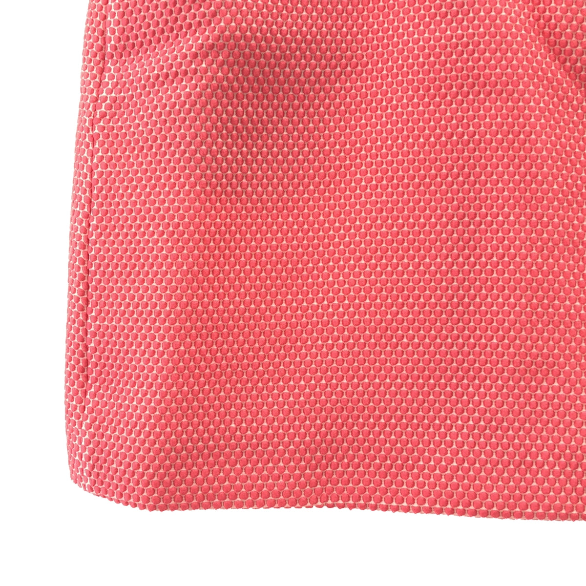 RED VALENTINO / 레드 발렌티노 | 도트 코쿤 민소매 원피스 | 40 | 핑크/화이트 | 여성