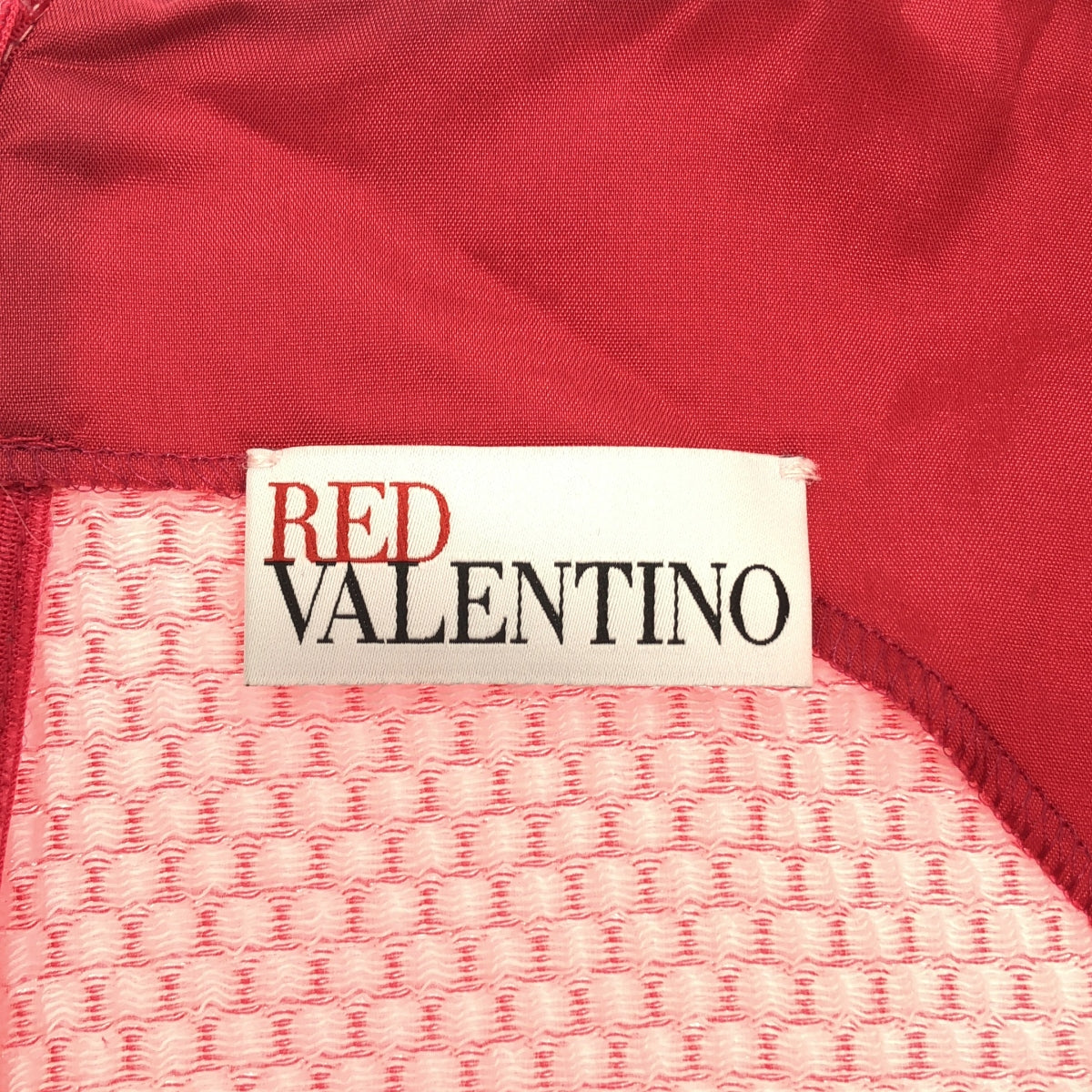 RED VALENTINO / レッドヴァレンティノ | ドット コクーン ノースリーブ ワンピース | 40 | ピンク/ホワイト | レディース