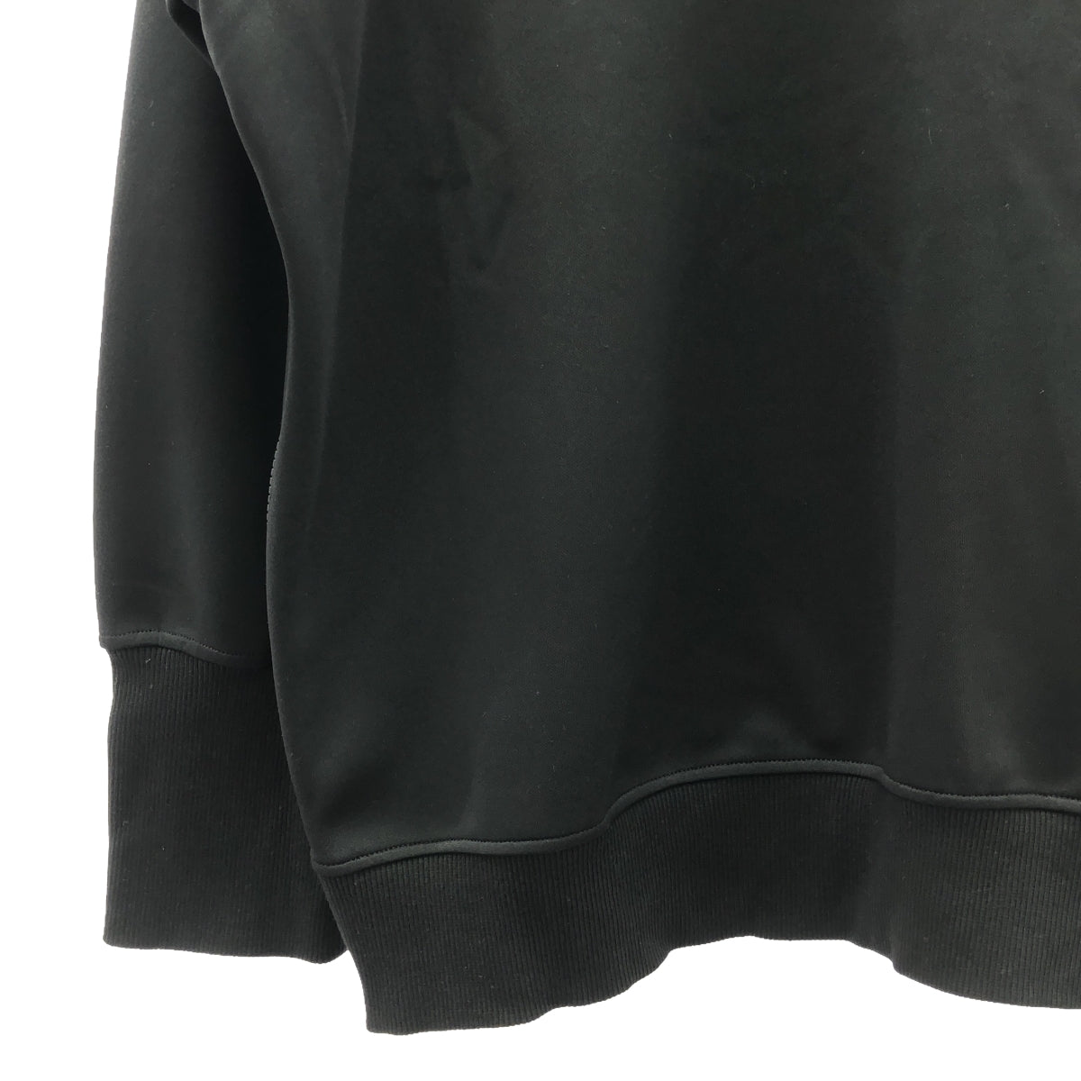 【美品】 Re:poris / レポリス | Fav sleeve sweat 2Way サイドジップ オーバーサイズ スウェット | S | ブラック | レディース