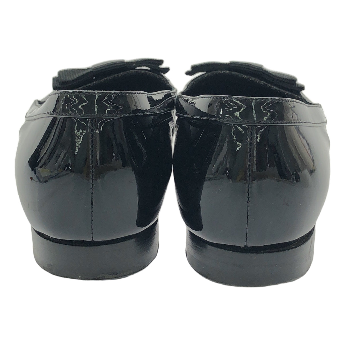 GUCCI / グッチ | パテントレザー ローヒール パンプス | 37 1/2 | ブラック | レディース