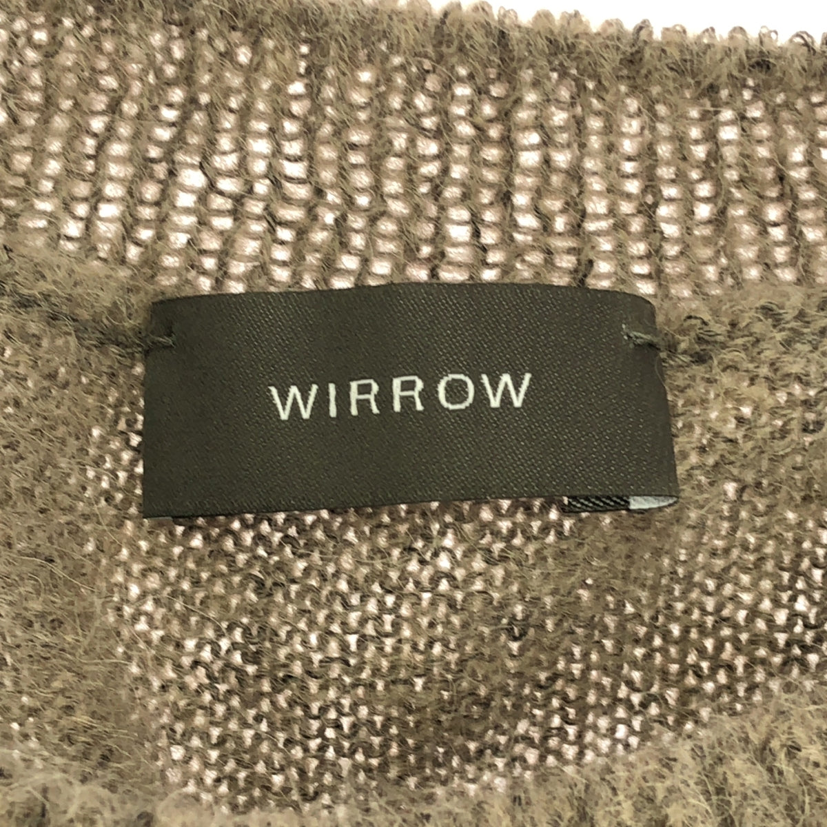 WIRROW / 윌로우 | 2023AW | Alpaca wool wide knit pullover 풀오버 니트 | 1 | 여성