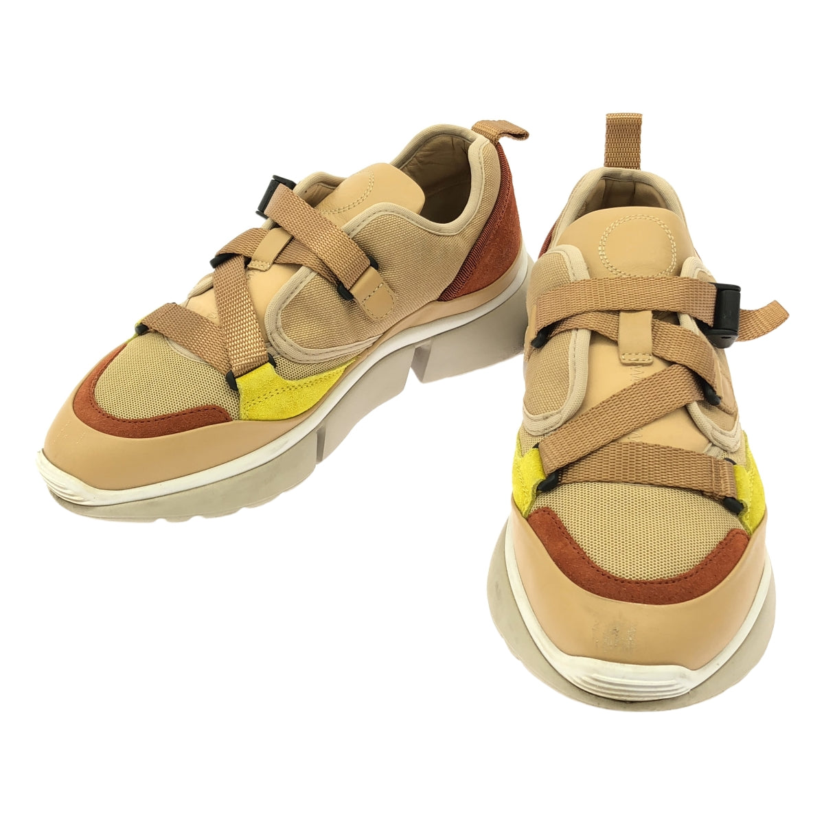 Chloe / 클로이 | SONNIE SNEAKERS 더드 스니커즈 | 38 | 베이지 / 옐로우 | 여성