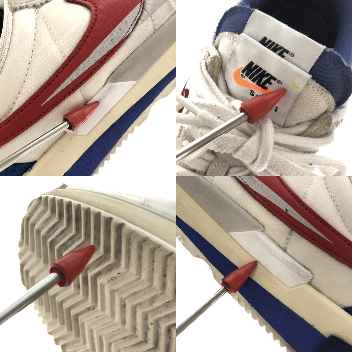 sacai / 사카이 | × NIKE / 나이키 ZOOM CORTEZ SP / DQ0581-100 코르테츠 스페셜 스니커 | 27 | 남성