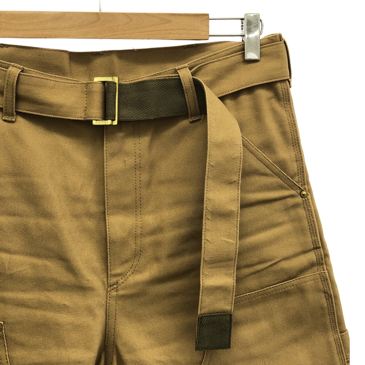 sacai / サカイ | 2024SS | ×CARHARTT WIP カーハート /Duck Shorts ダブルニー ダック ショートパンツ | 1 | ブラウン | メンズ