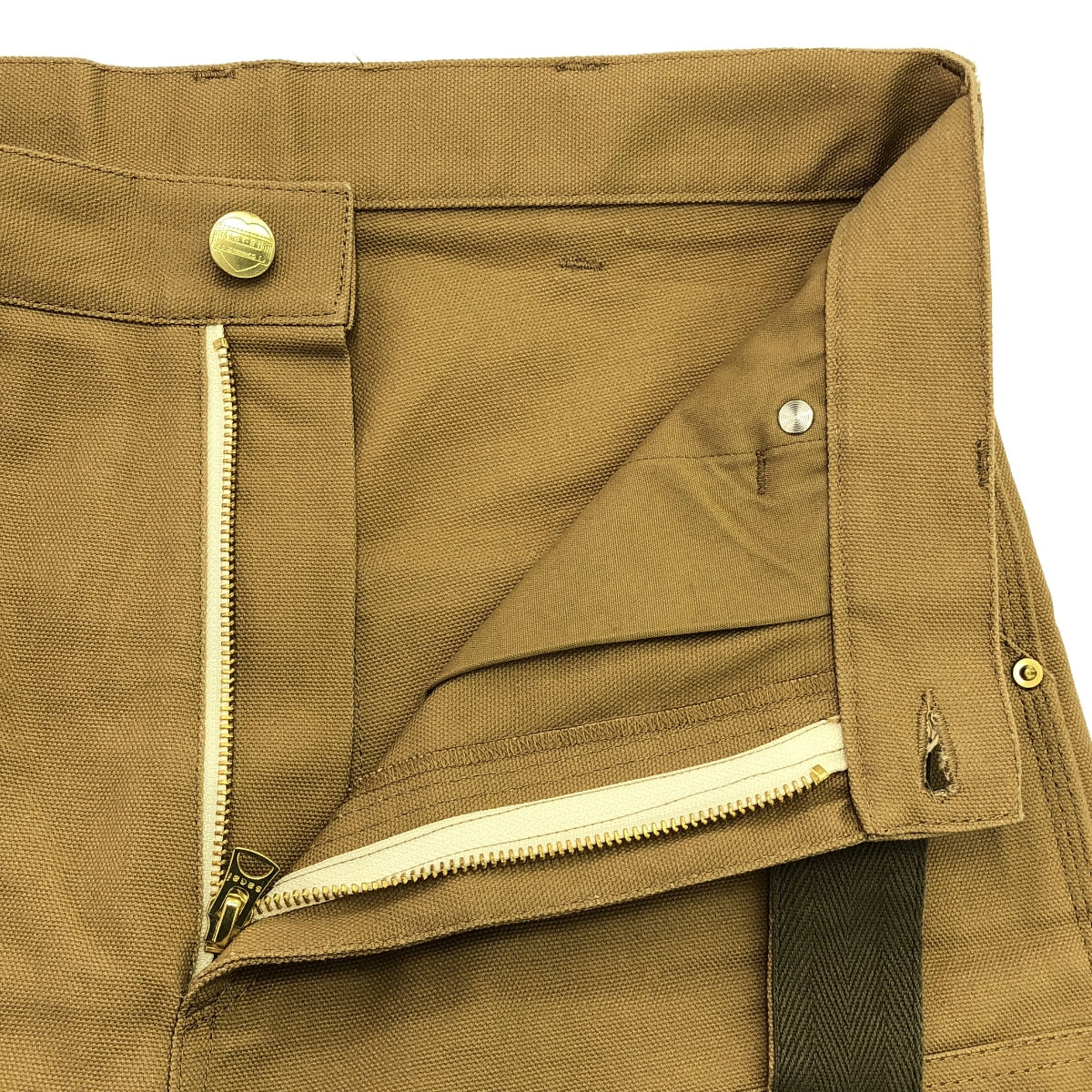 sacai / サカイ | 2024SS | ×CARHARTT WIP カーハート /Duck Shorts ダブルニー ダック ショートパンツ | 1 | ブラウン | メンズ