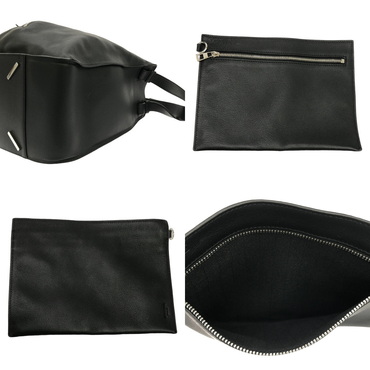 LOEWE / 로에베 | HAMMOCK MEDIUM 송아지 / 해먹 미디엄 크로스 바디 백 | 블랙 | 여성