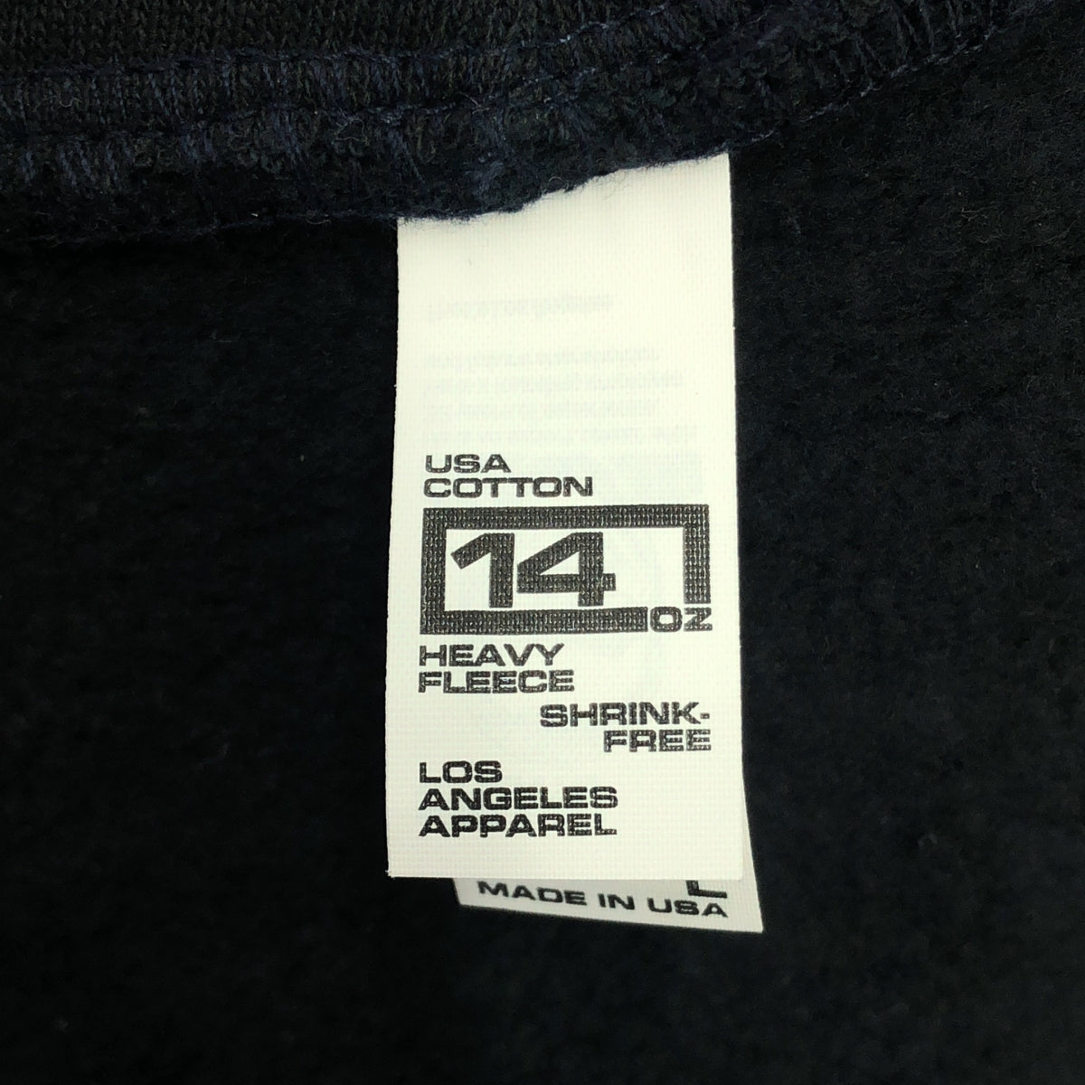LOS ANGELES APPAREL / Los Angeles Apparel | 14oz HEAVY FLEECE ZIP UP HOODED 14oz Heavy Fleece Zip Up Hoodie | L | Men's