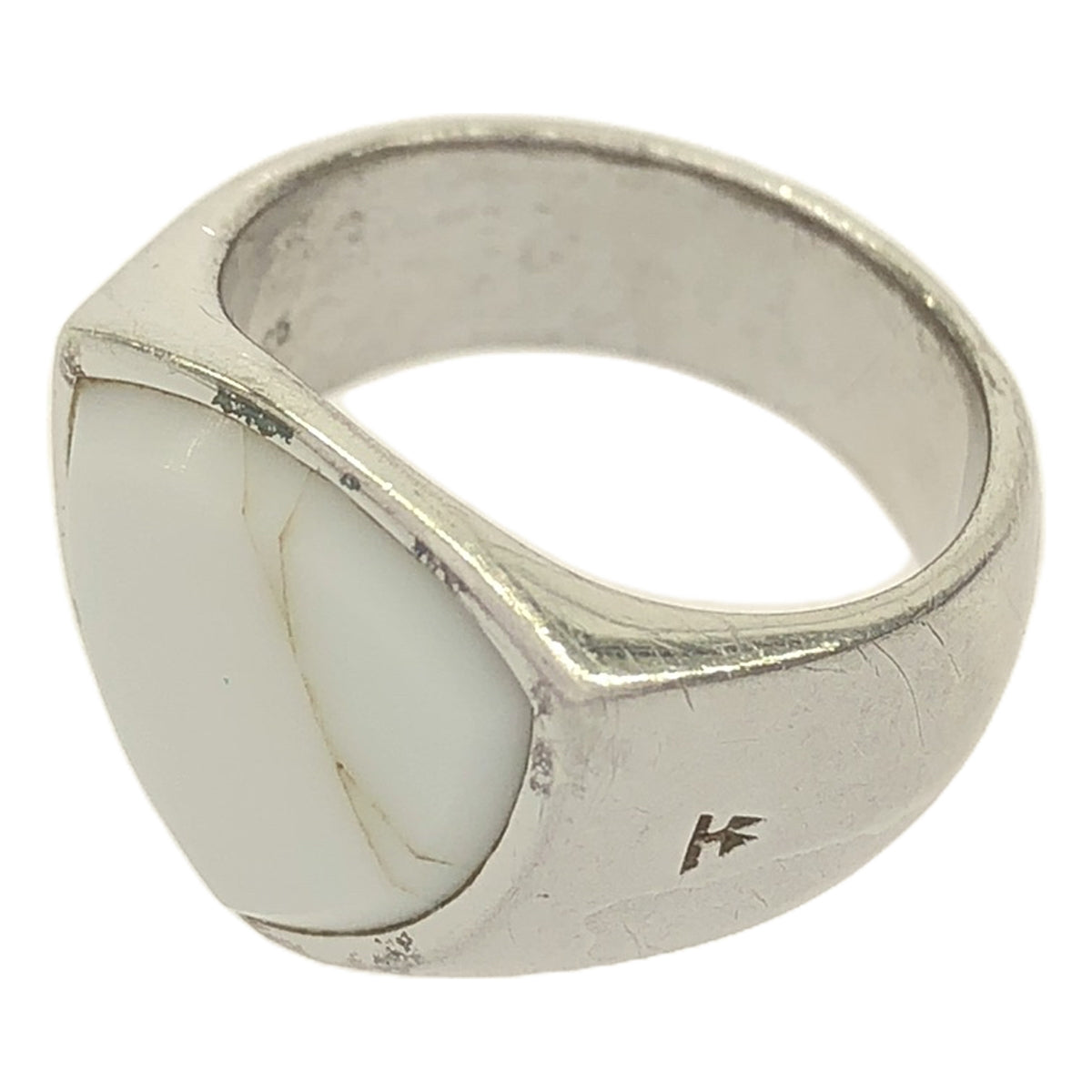 TOM WOOD  / トムウッド | Shield シールド リング | ホワイト | レディース