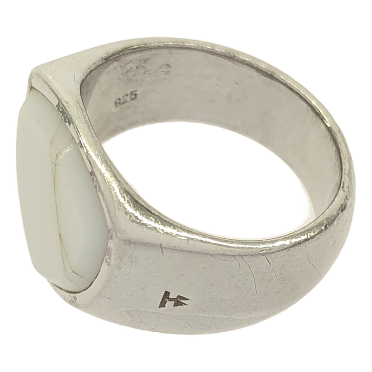 TOM WOOD  / トムウッド | Shield シールド リング | ホワイト | レディース