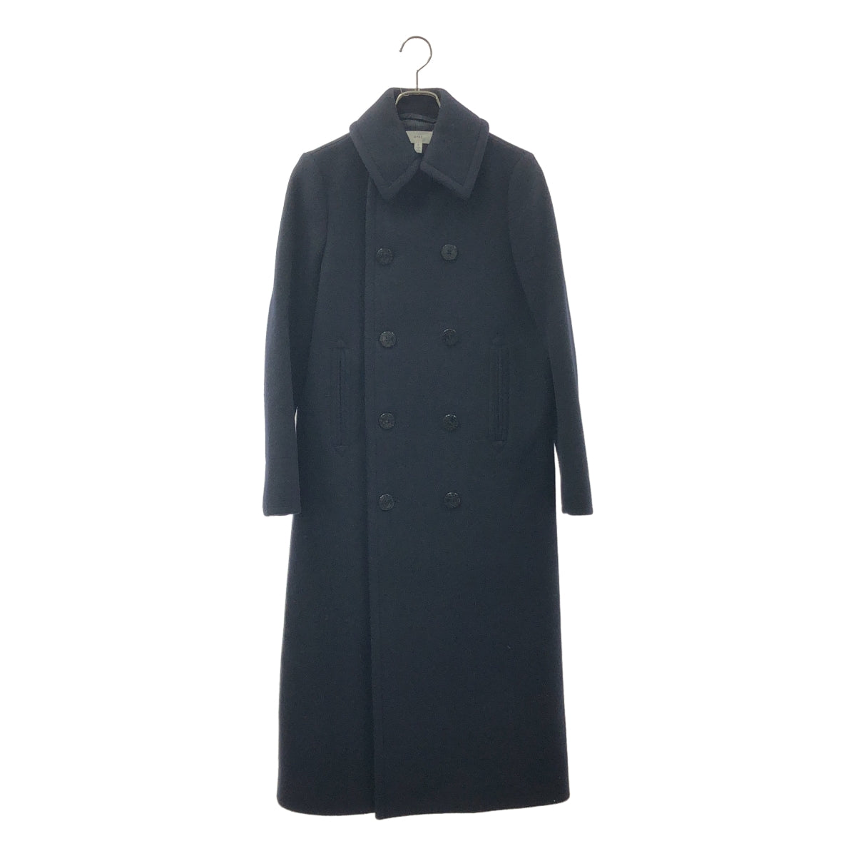 HYKE / ハイク | ウールメルトン ロング ピーコート | 2 | レディース