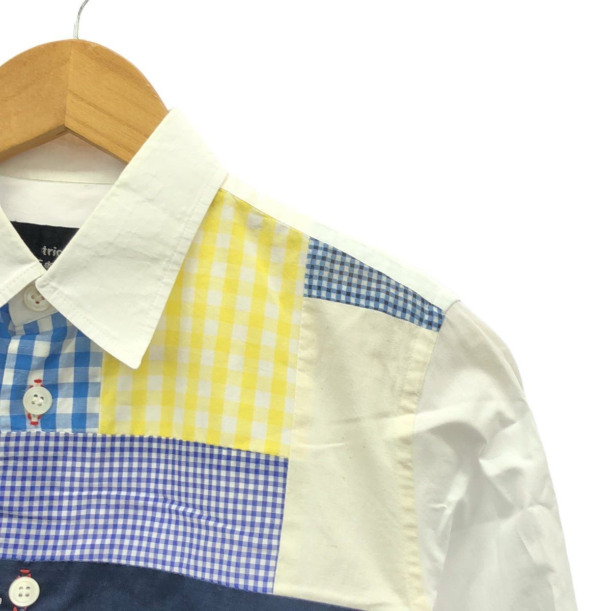 tricot COMME des GARCONS / トリココムデギャルソン | 2013SS | crazy pattern shirts パッチワークシャツ | M | レディース
