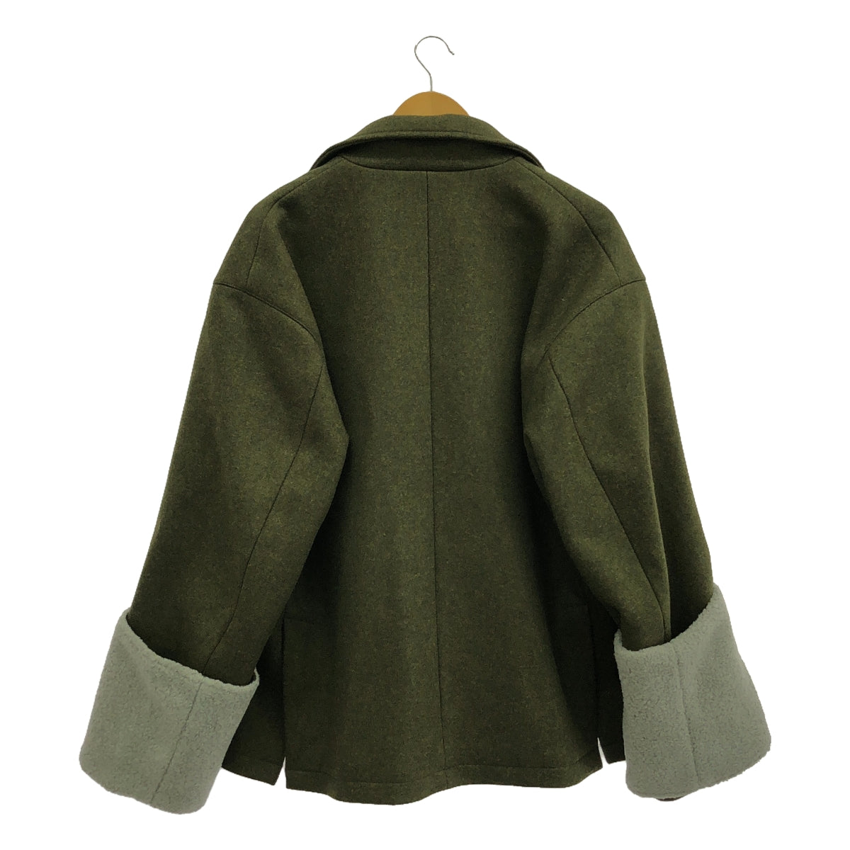 【新品】 prasthana / プラスターナ | double breasted arm guard coat / コート | M | オリーブ | メンズ