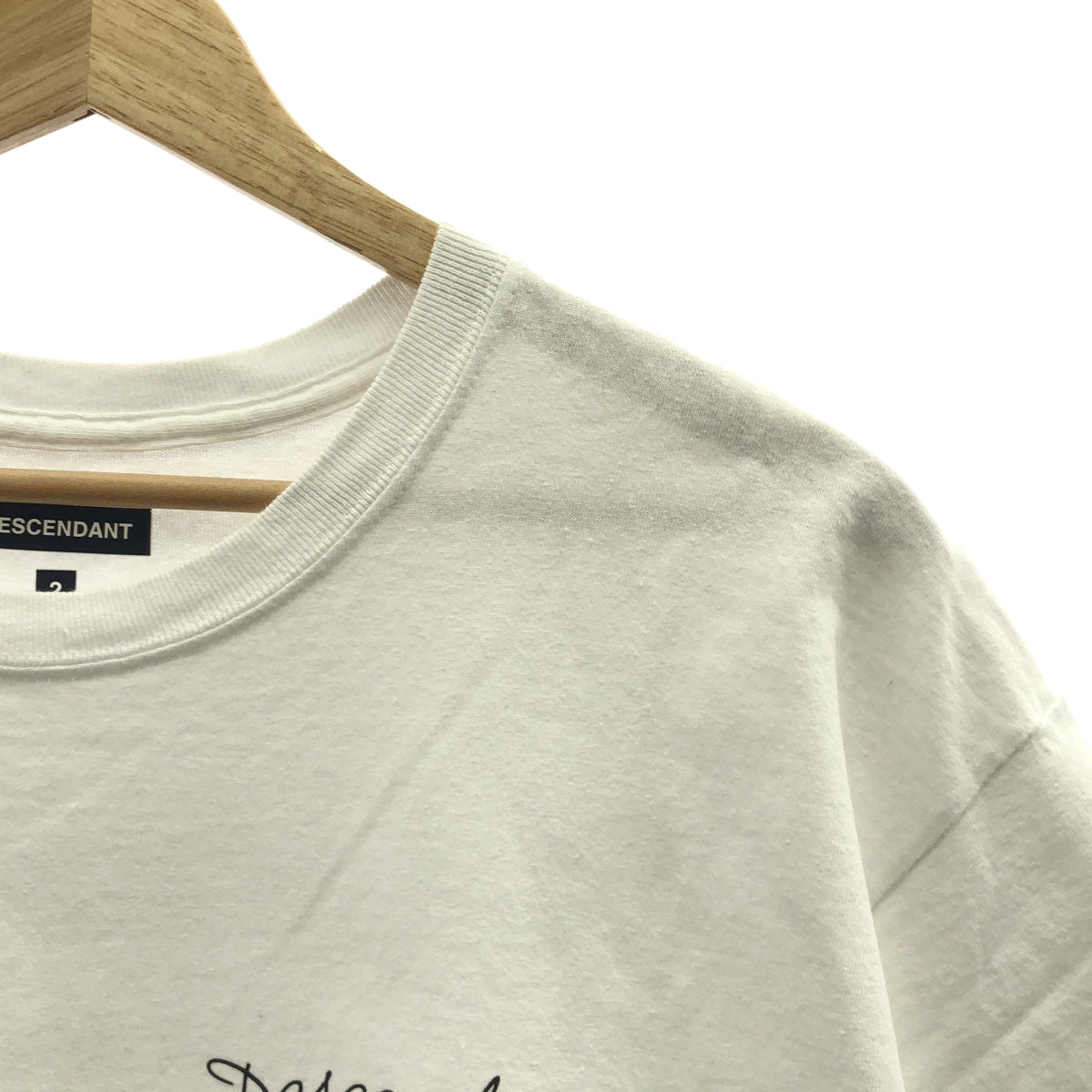 DESCENDANT / 디센던트 | 2022SS | SIGNAL SS TEE 신호 T 셔츠 | 2 | 화이트 | 남성