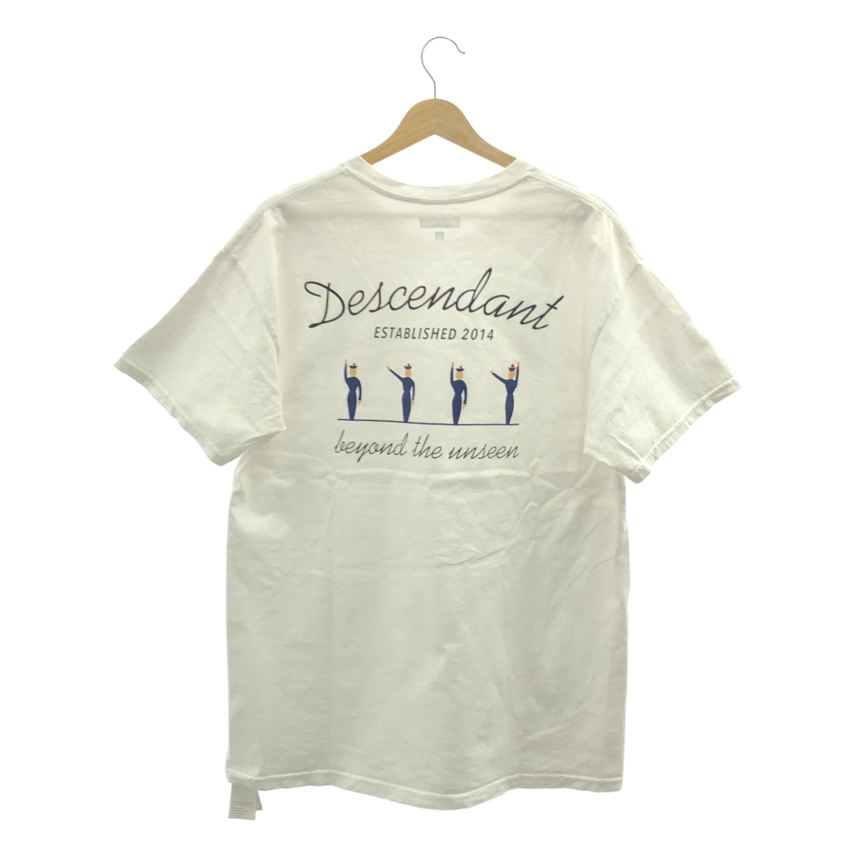 DESCENDANT / 디센던트 | 2022SS | SIGNAL SS TEE 신호 T 셔츠 | 2 | 화이트 | 남성